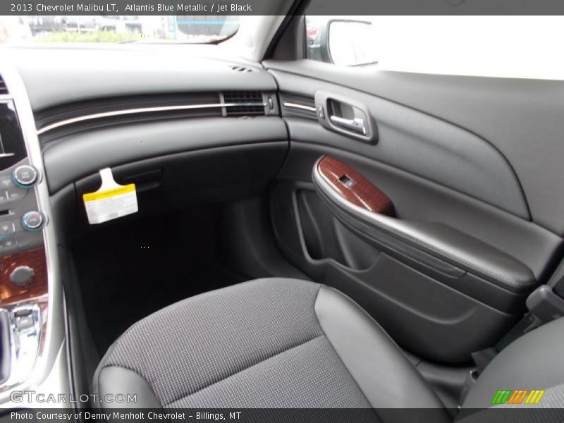 Atlantis Blue Metallic / Jet Black 2013 Chevrolet Malibu LT