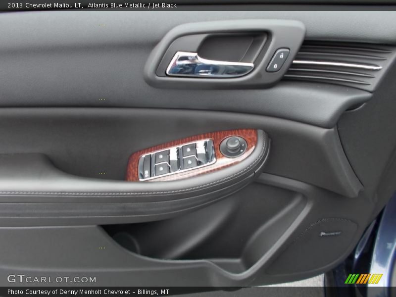 Atlantis Blue Metallic / Jet Black 2013 Chevrolet Malibu LT
