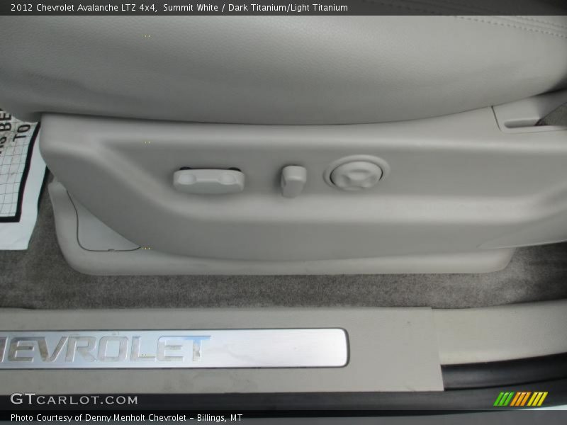 Summit White / Dark Titanium/Light Titanium 2012 Chevrolet Avalanche LTZ 4x4