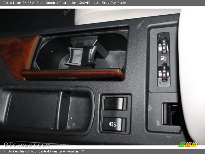 Black Sapphire Pearl / Light Gray/Espresso Birds-Eye Maple 2010 Lexus RX 350