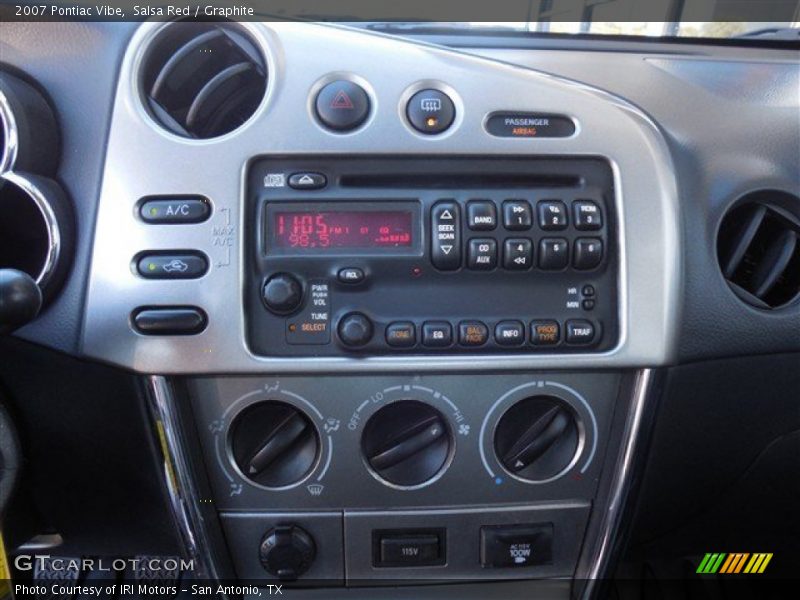 Controls of 2007 Vibe 