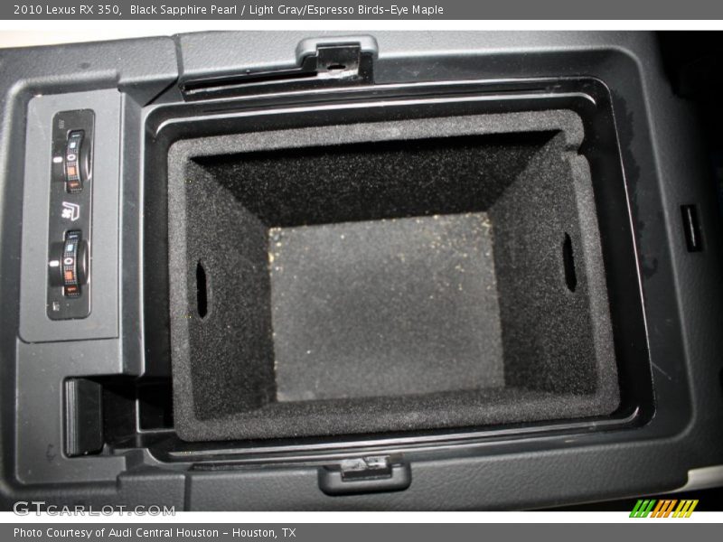Black Sapphire Pearl / Light Gray/Espresso Birds-Eye Maple 2010 Lexus RX 350