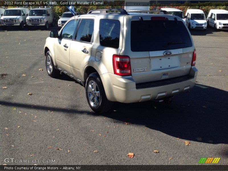 Gold Leaf Metallic / Camel 2012 Ford Escape XLT V6 4WD