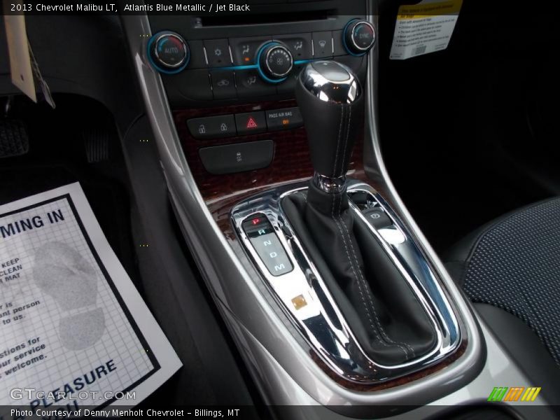 Atlantis Blue Metallic / Jet Black 2013 Chevrolet Malibu LT