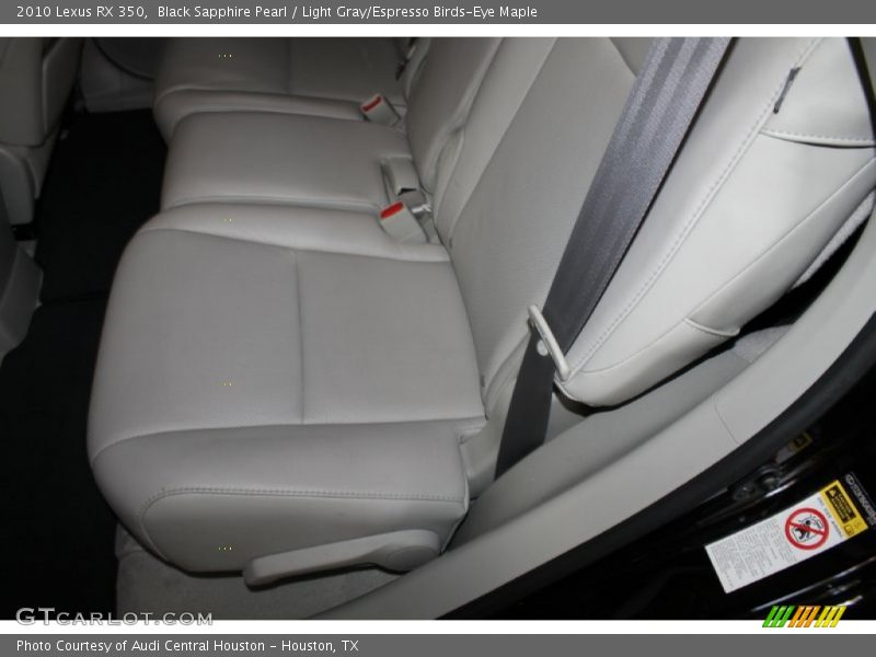 Black Sapphire Pearl / Light Gray/Espresso Birds-Eye Maple 2010 Lexus RX 350