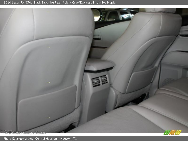 Black Sapphire Pearl / Light Gray/Espresso Birds-Eye Maple 2010 Lexus RX 350