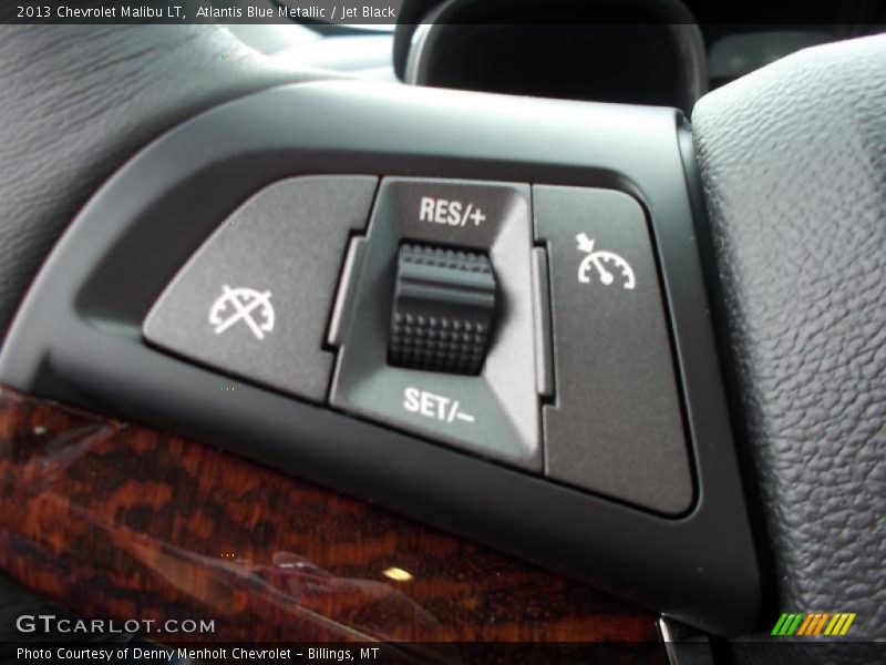 Atlantis Blue Metallic / Jet Black 2013 Chevrolet Malibu LT