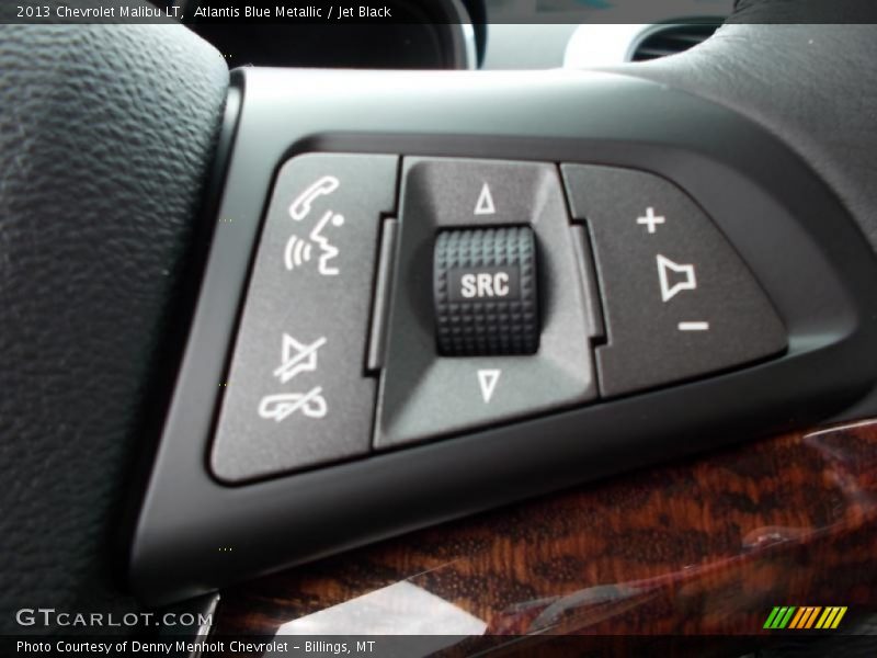 Atlantis Blue Metallic / Jet Black 2013 Chevrolet Malibu LT