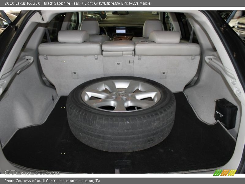 Black Sapphire Pearl / Light Gray/Espresso Birds-Eye Maple 2010 Lexus RX 350