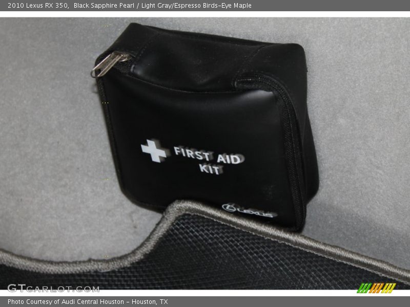 Black Sapphire Pearl / Light Gray/Espresso Birds-Eye Maple 2010 Lexus RX 350