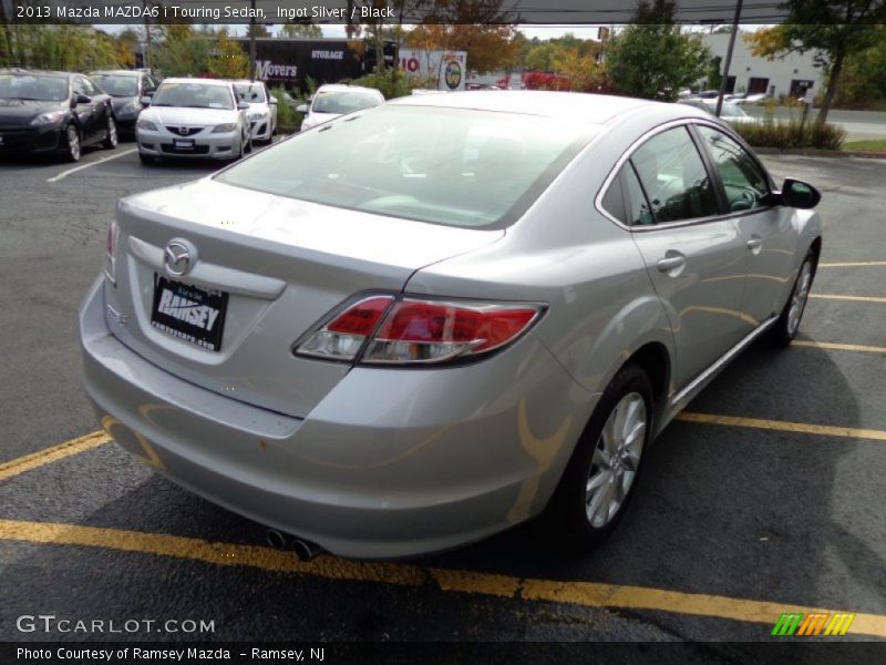 Ingot Silver / Black 2013 Mazda MAZDA6 i Touring Sedan