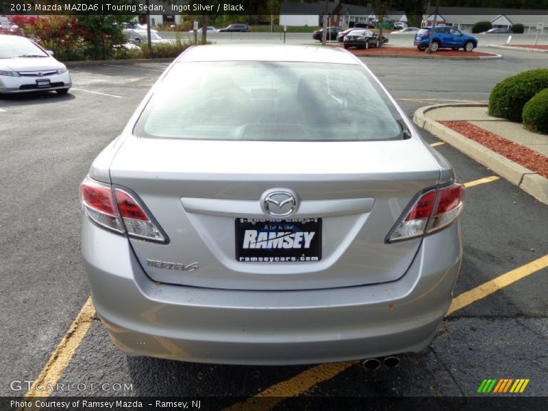 Ingot Silver / Black 2013 Mazda MAZDA6 i Touring Sedan