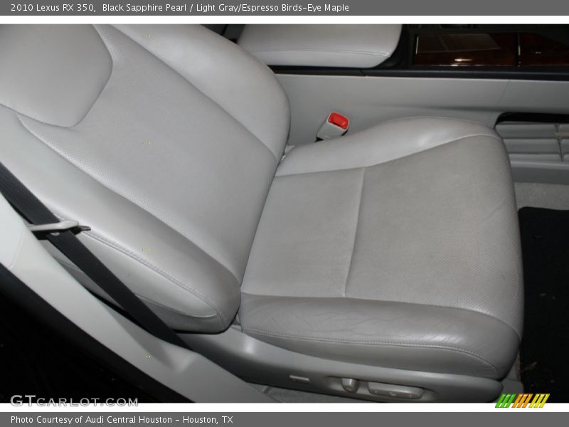 Black Sapphire Pearl / Light Gray/Espresso Birds-Eye Maple 2010 Lexus RX 350