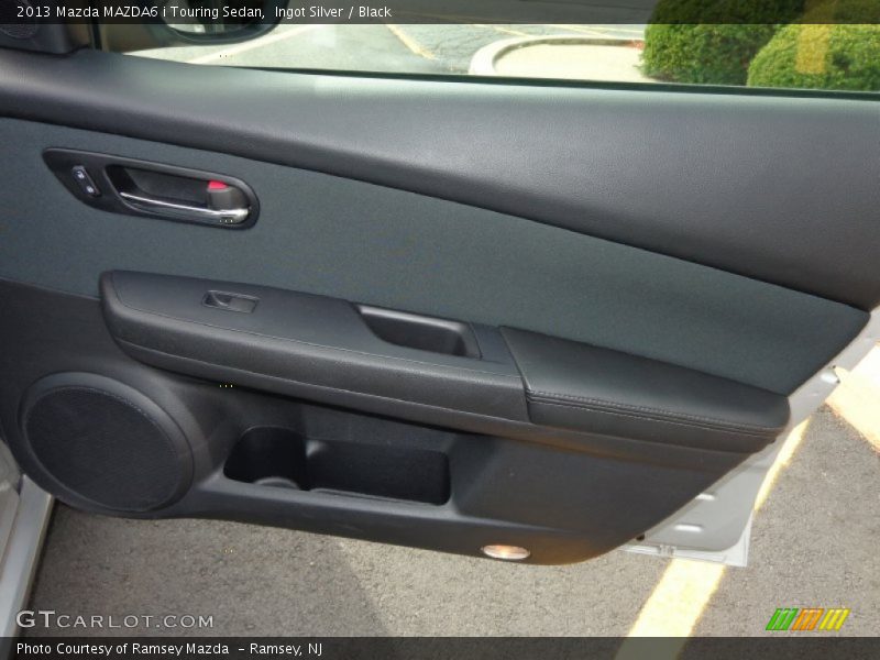Ingot Silver / Black 2013 Mazda MAZDA6 i Touring Sedan