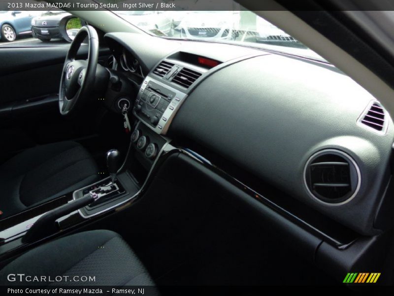 Ingot Silver / Black 2013 Mazda MAZDA6 i Touring Sedan