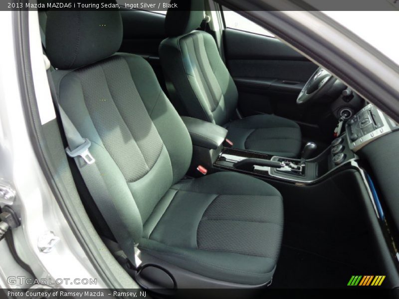 Ingot Silver / Black 2013 Mazda MAZDA6 i Touring Sedan