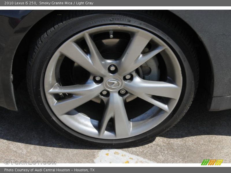 Smoky Granite Mica / Light Gray 2010 Lexus IS 250