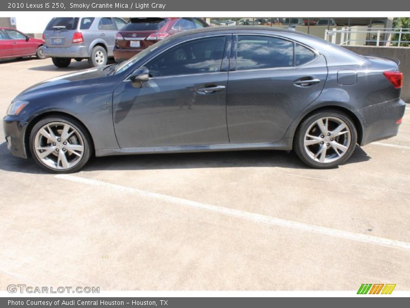 Smoky Granite Mica / Light Gray 2010 Lexus IS 250