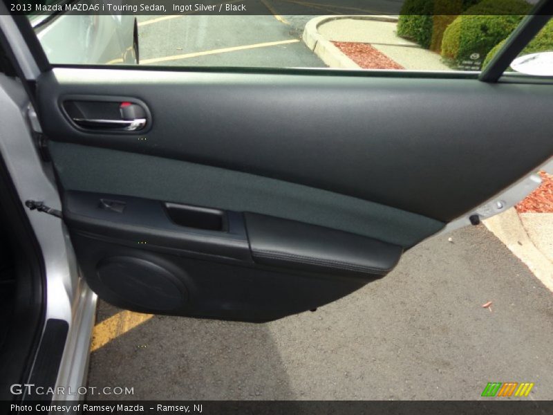 Ingot Silver / Black 2013 Mazda MAZDA6 i Touring Sedan