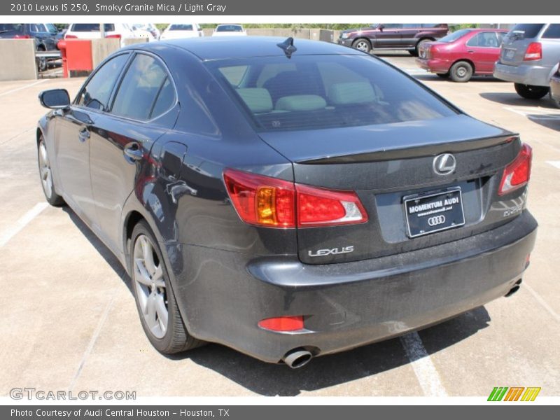 Smoky Granite Mica / Light Gray 2010 Lexus IS 250