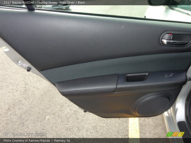 Ingot Silver / Black 2013 Mazda MAZDA6 i Touring Sedan