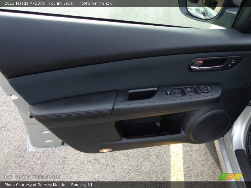 Ingot Silver / Black 2013 Mazda MAZDA6 i Touring Sedan