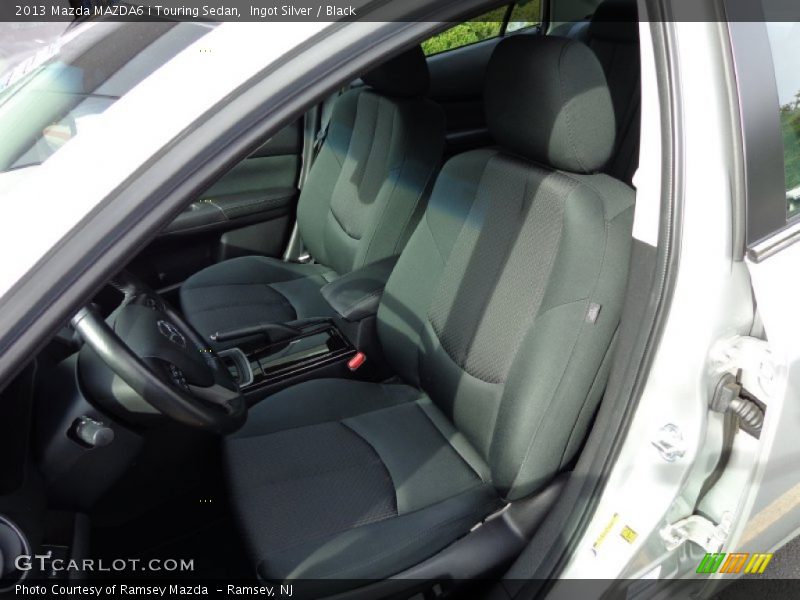 Ingot Silver / Black 2013 Mazda MAZDA6 i Touring Sedan