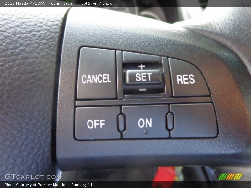 Ingot Silver / Black 2013 Mazda MAZDA6 i Touring Sedan