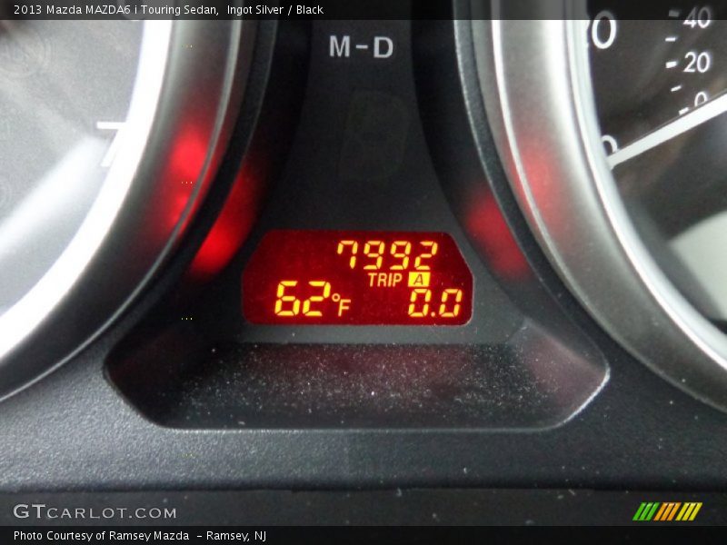 Ingot Silver / Black 2013 Mazda MAZDA6 i Touring Sedan
