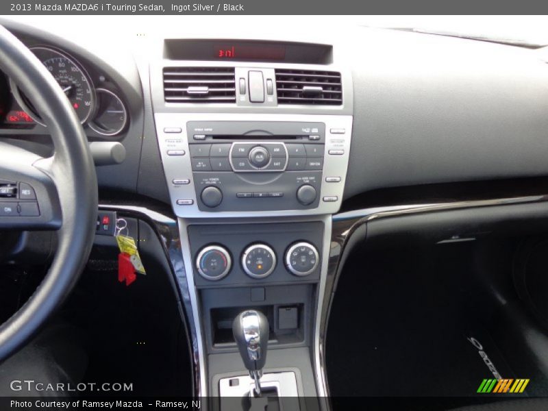 Ingot Silver / Black 2013 Mazda MAZDA6 i Touring Sedan