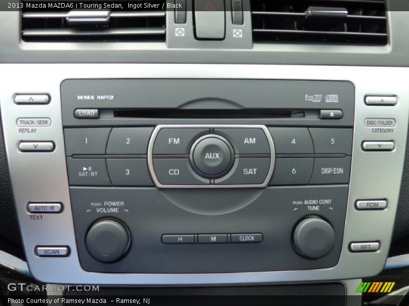Ingot Silver / Black 2013 Mazda MAZDA6 i Touring Sedan