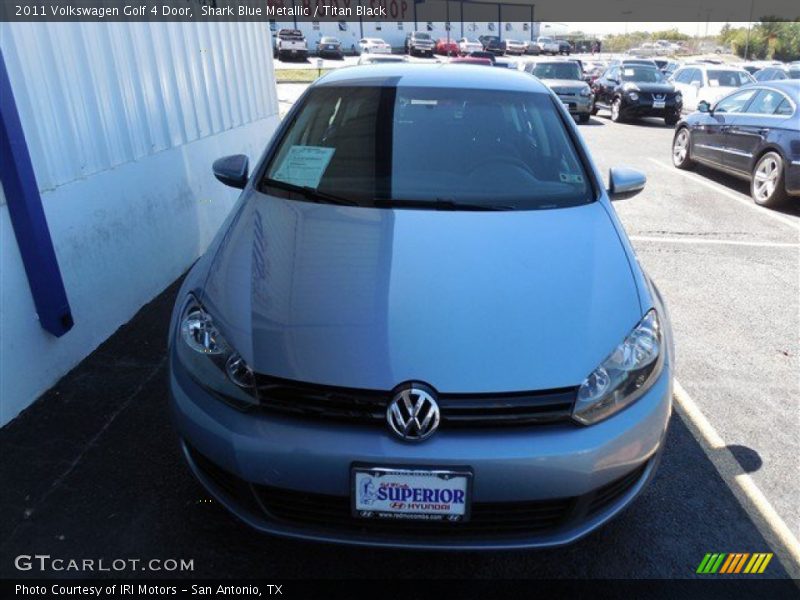 Shark Blue Metallic / Titan Black 2011 Volkswagen Golf 4 Door