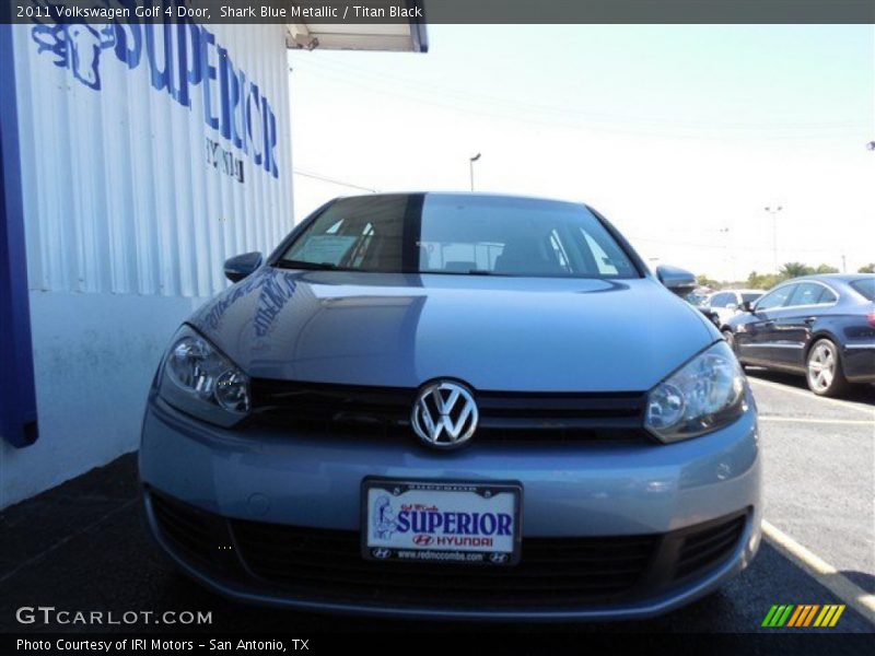 Shark Blue Metallic / Titan Black 2011 Volkswagen Golf 4 Door