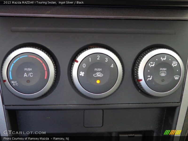 Ingot Silver / Black 2013 Mazda MAZDA6 i Touring Sedan