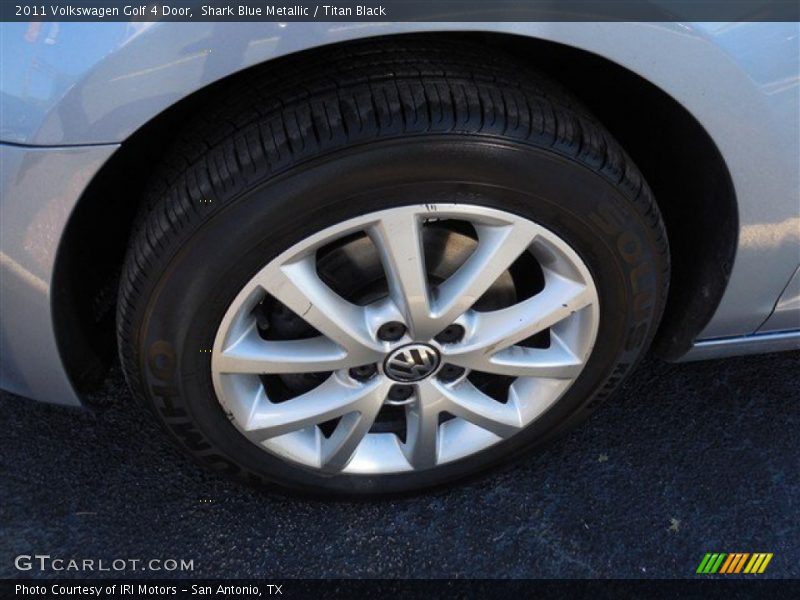 Shark Blue Metallic / Titan Black 2011 Volkswagen Golf 4 Door