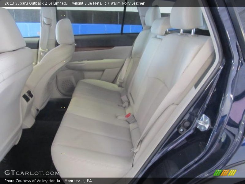 Twilight Blue Metallic / Warm Ivory Leather 2013 Subaru Outback 2.5i Limited