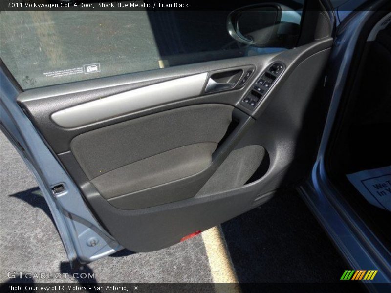 Shark Blue Metallic / Titan Black 2011 Volkswagen Golf 4 Door