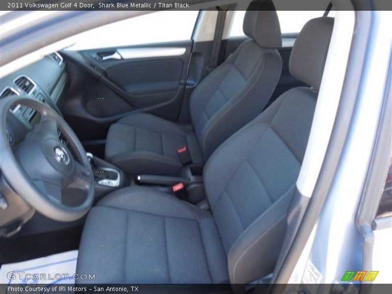 Shark Blue Metallic / Titan Black 2011 Volkswagen Golf 4 Door