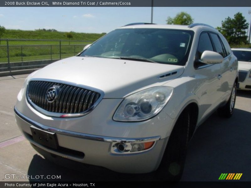 White Diamond Tri Coat / Cashmere/Cocoa 2008 Buick Enclave CXL