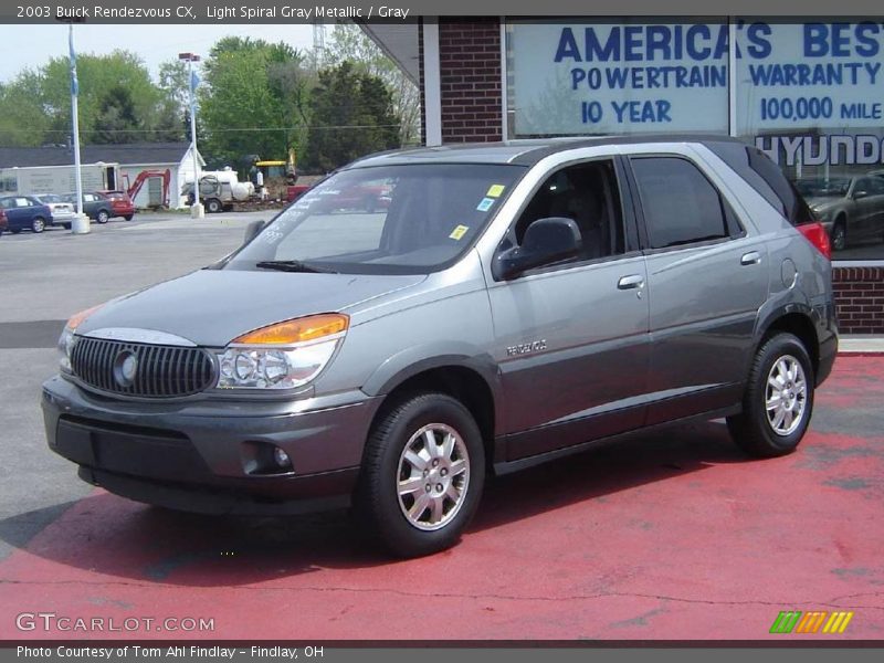 Light Spiral Gray Metallic / Gray 2003 Buick Rendezvous CX