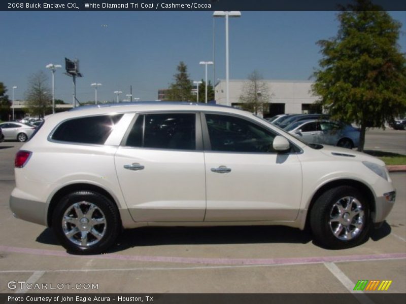 White Diamond Tri Coat / Cashmere/Cocoa 2008 Buick Enclave CXL