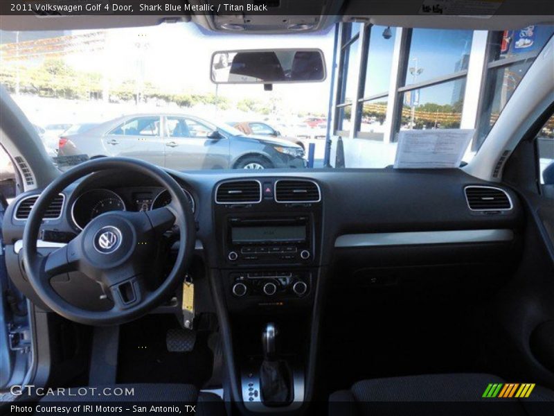 Shark Blue Metallic / Titan Black 2011 Volkswagen Golf 4 Door