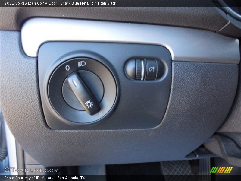 Shark Blue Metallic / Titan Black 2011 Volkswagen Golf 4 Door