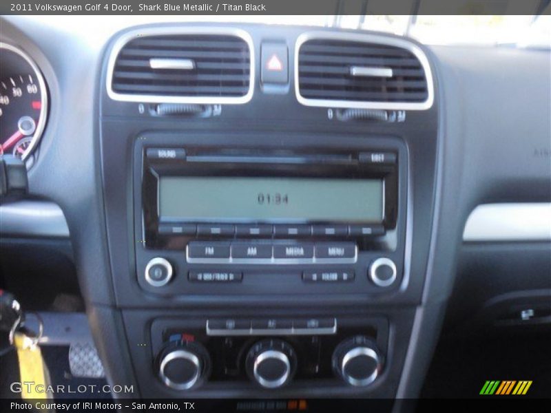 Shark Blue Metallic / Titan Black 2011 Volkswagen Golf 4 Door