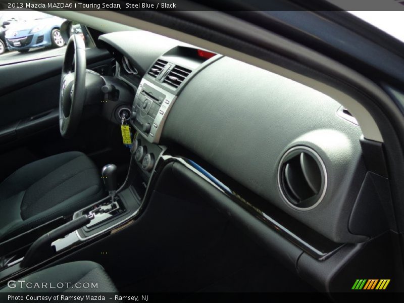 Steel Blue / Black 2013 Mazda MAZDA6 i Touring Sedan