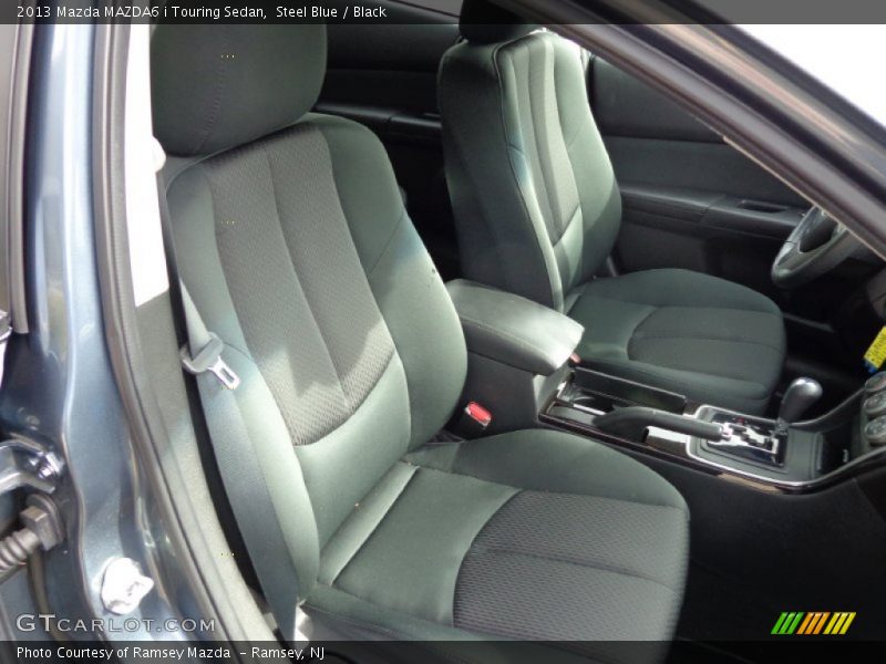 Steel Blue / Black 2013 Mazda MAZDA6 i Touring Sedan