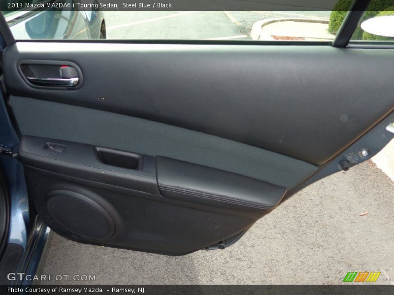 Steel Blue / Black 2013 Mazda MAZDA6 i Touring Sedan