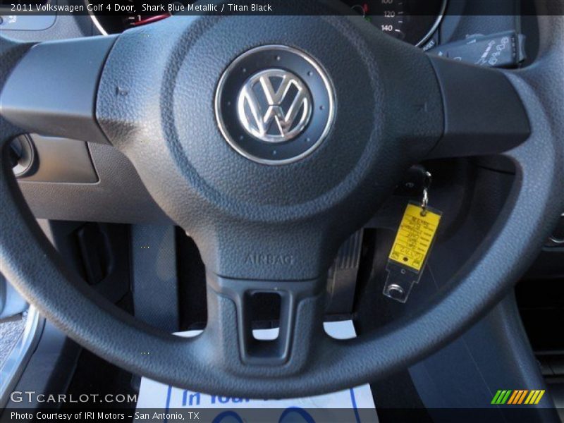 Shark Blue Metallic / Titan Black 2011 Volkswagen Golf 4 Door