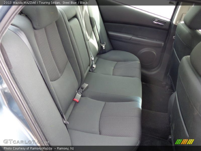 Steel Blue / Black 2013 Mazda MAZDA6 i Touring Sedan