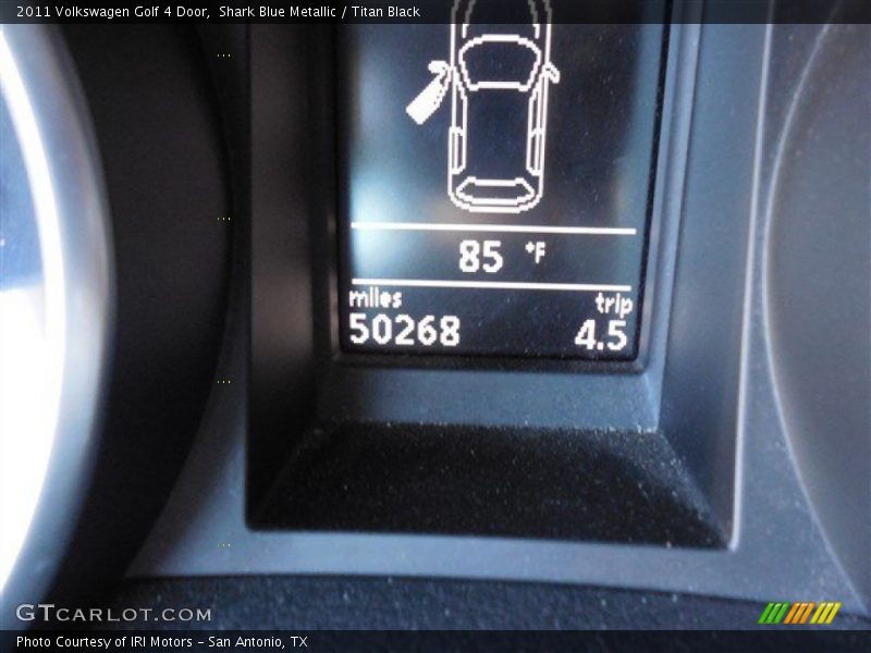 Shark Blue Metallic / Titan Black 2011 Volkswagen Golf 4 Door